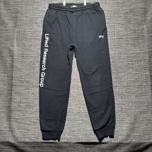 LRG Pants Men's Size M Black Jogger Tapered Pull On Pocket